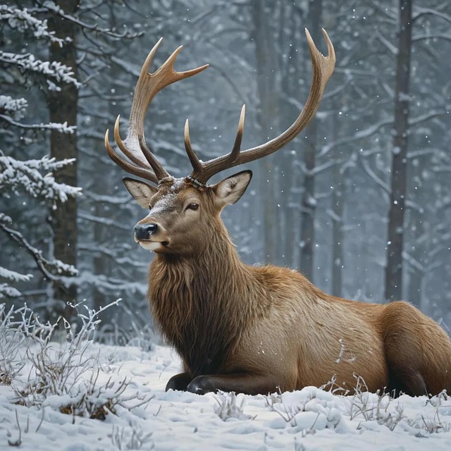Free animal mammal elk illustration