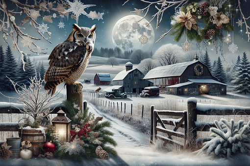 Free Owl Painting illustration and picture