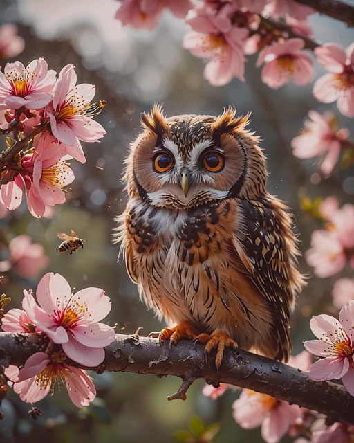 Free owl bird nature illustration