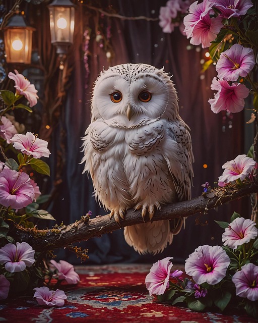Free owl bird nature illustration