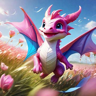 Balaur, Flori, Pui De Dragon, Drăguţ