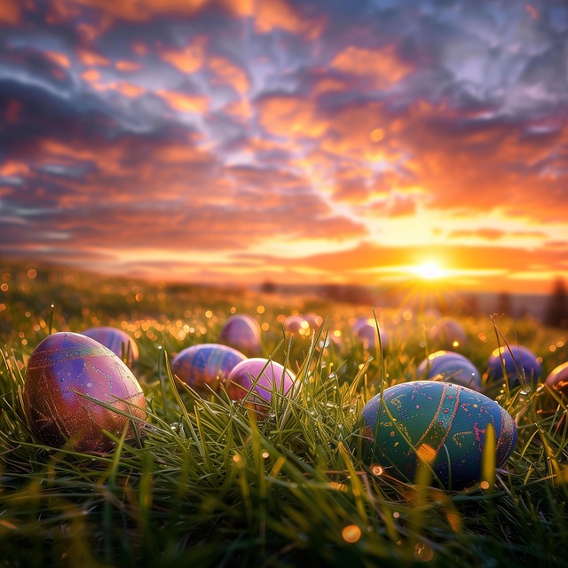 Free easter background celebration illustration