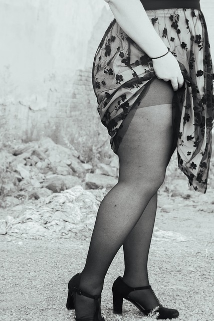 Kleid, Beine, Nahtnylons, Klassisch