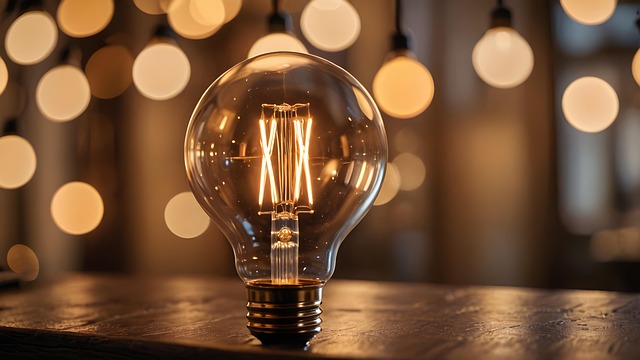 Free lightbulb illumination tungsten filament illustration