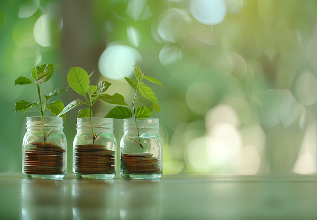 Free plants trees jars illustration