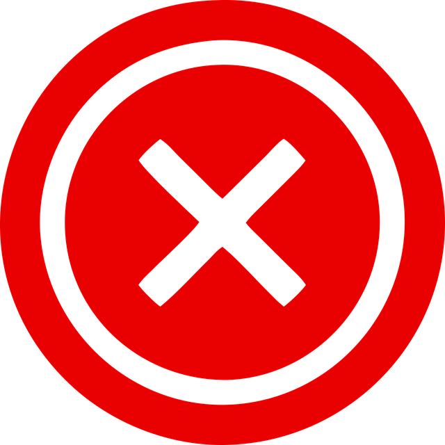 Free ai generated cancel icon vector
