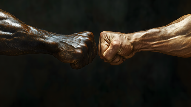 Free ai generated hands fists illustration