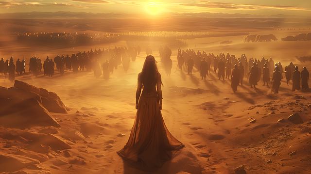 Free epic scene scenic illustration