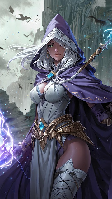 Free ai generated woman wizard illustration