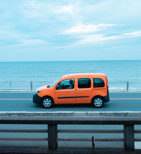 Carro, Kamakura, Mar, Costa, Estrada