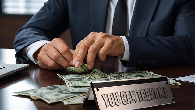 Free businessman suit trust illustration