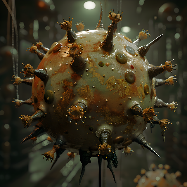 Free ai generated virus coronavirus illustration