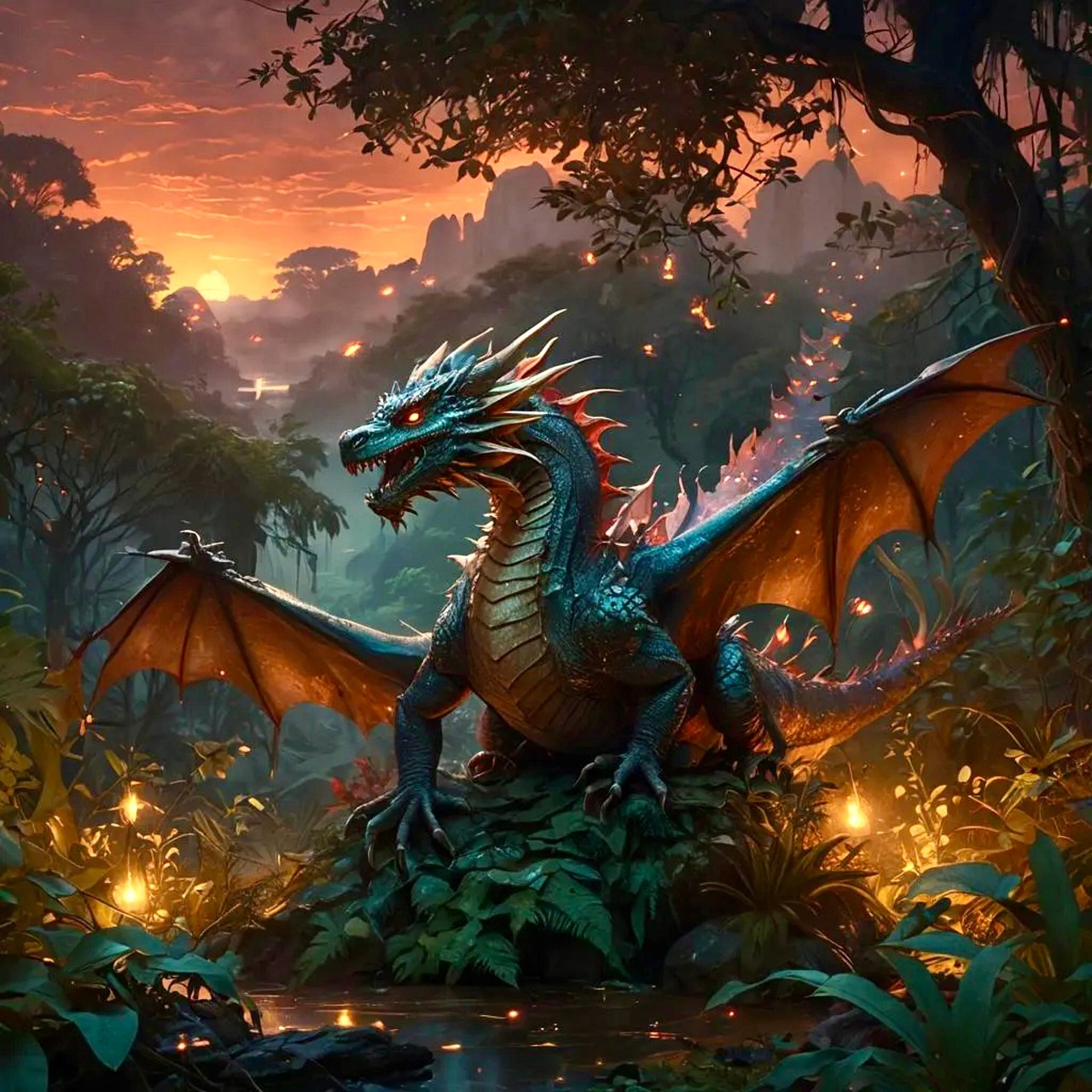 Download Ai Generated, Dragon, Fantasy. Royalty-Free Stock Illustration ...