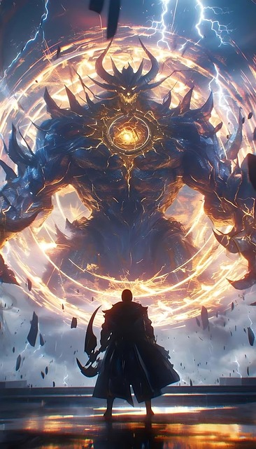 Free ai generated demon evil illustration
