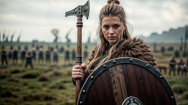 Ai Genereret, Viking, Kvinde, Unge