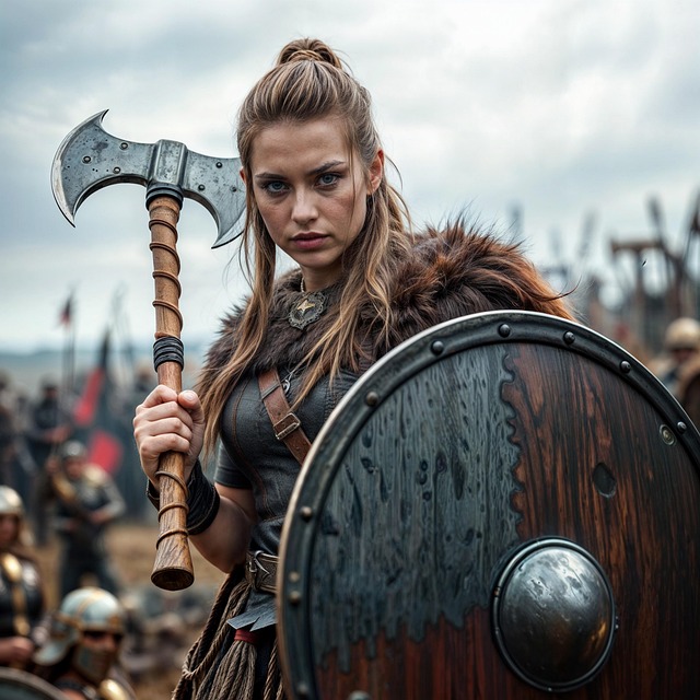 Ai Genereret, Viking, Kvinde, Unge