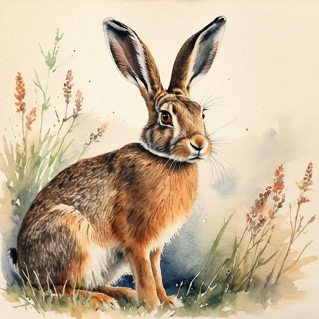 Download free HD stock image of Ai Generated Rabbit Free ai generated rabbit bunny illustration