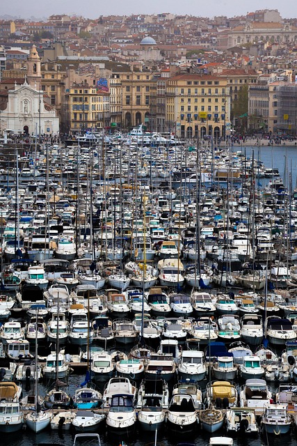 Marseille, Francie, Lodě, Přístav