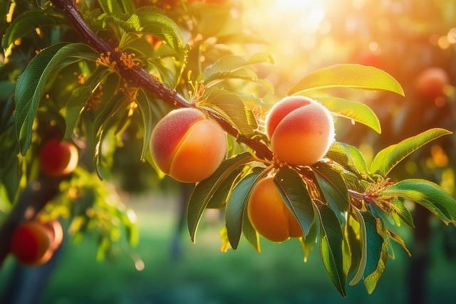 Ai Gegenereerd, Perziken, Fruit, Perzik