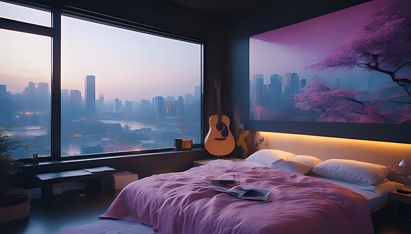 Luxe, Slaapkamer, Kamer, Kom Tot Rust