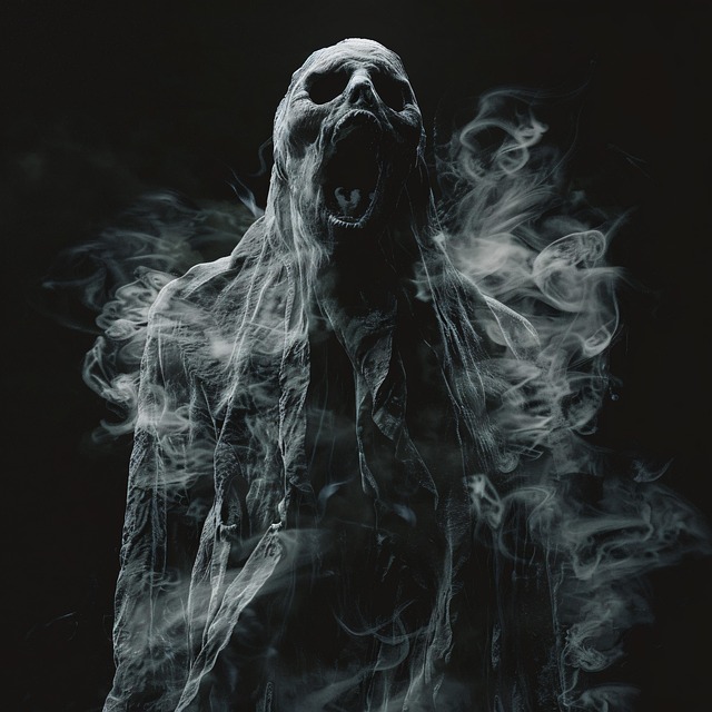Free ai generated ghost apparition illustration