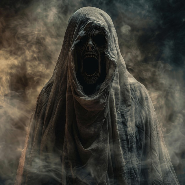 Free ai generated ghost apparition illustration