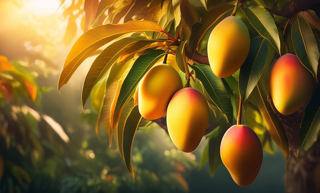 Download free HD stock image of Mango Fruits Free mango fruits food illustration
