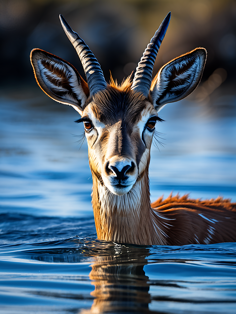 Free ai generated antelope animal illustration