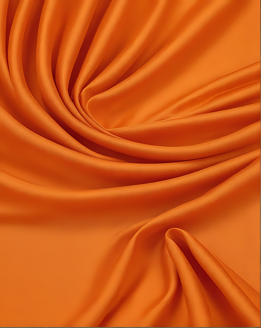 Free silk orange fabric illustration