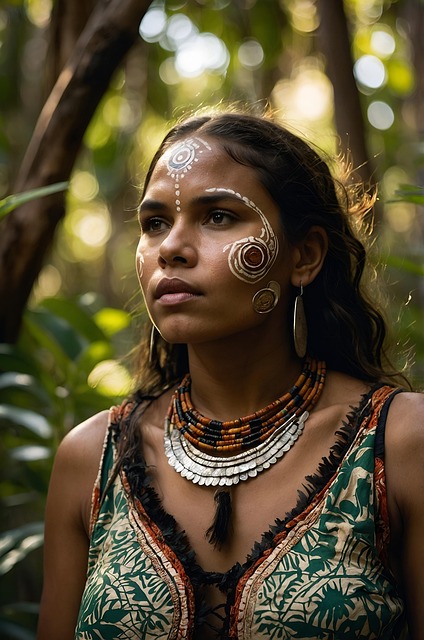 Free woman young aboriginal illustration