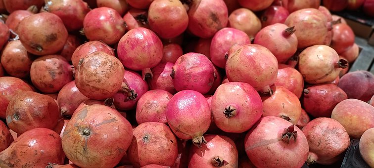 Granatapfel, Obst, Gesund, Lebensmittel