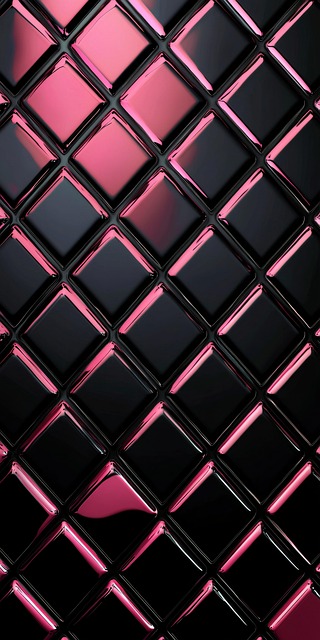 Free ai generated grid diamond shapes illustration