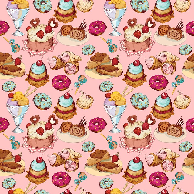 Download free HD stock image of Donuts Pastries Free donuts pastries cupcakes illustration