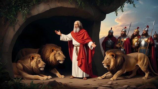 Free ai generated daniel lions illustration