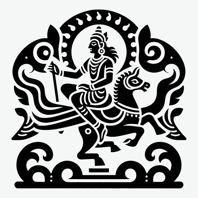 Free ai generated vishnu majestic vector
