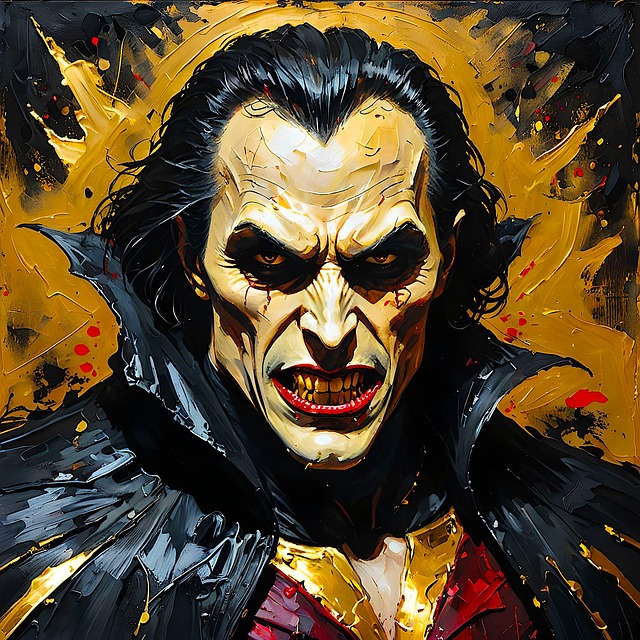 Free ai generated vampire creature illustration