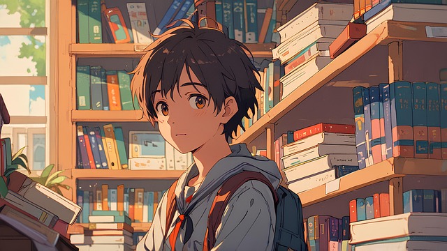 Download free HD stock image of Ai Generated Student Free ai generated student library illustration
