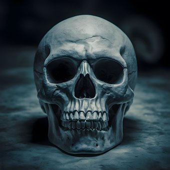 Crânio, Horror, Esqueleto, Crânio Humano
