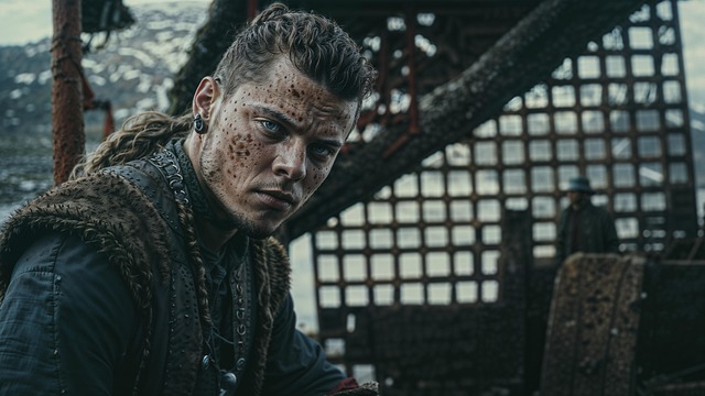 Free ai generated viking warrior illustration