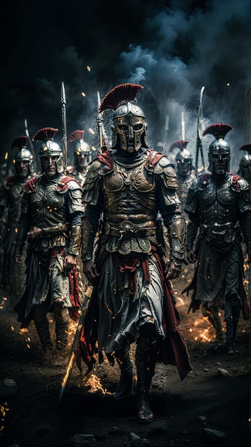 Free ai generated roman legion illustration