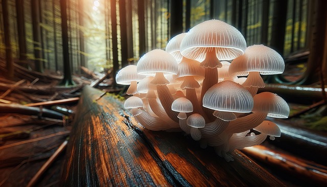 Free ai generated mushroom fungus illustration