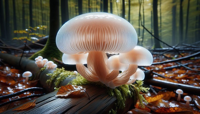 Free ai generated mushroom fungus illustration