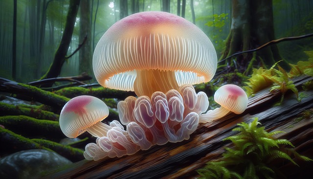 Free ai generated mushroom fungus illustration