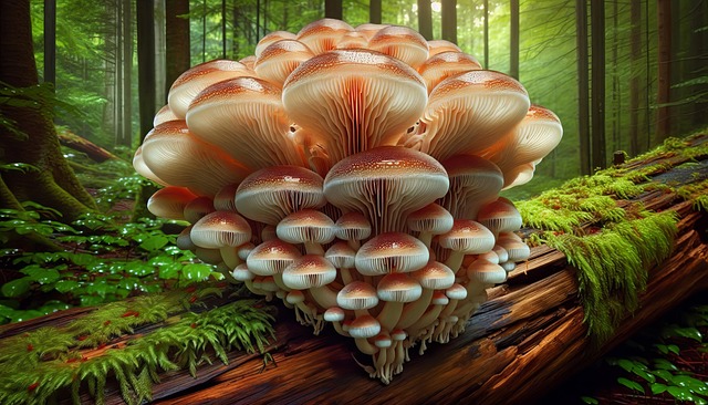 Free ai generated mushroom fungus illustration
