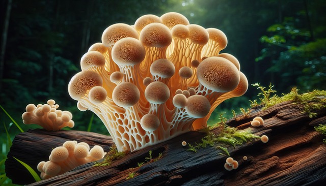 Free ai generated mushroom fungus illustration