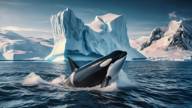 Download free HD stock image of Ai Generated Whale Free ai generated whale orca illustration