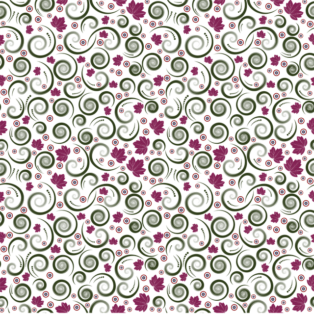 Free leaves foliage pattern illustration
