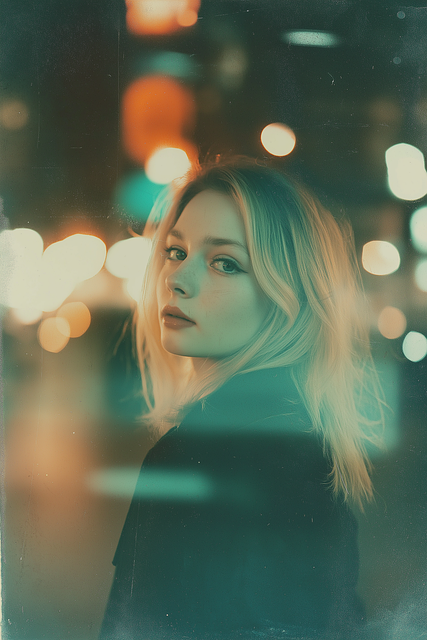 Free beautiful analog bokeh illustration