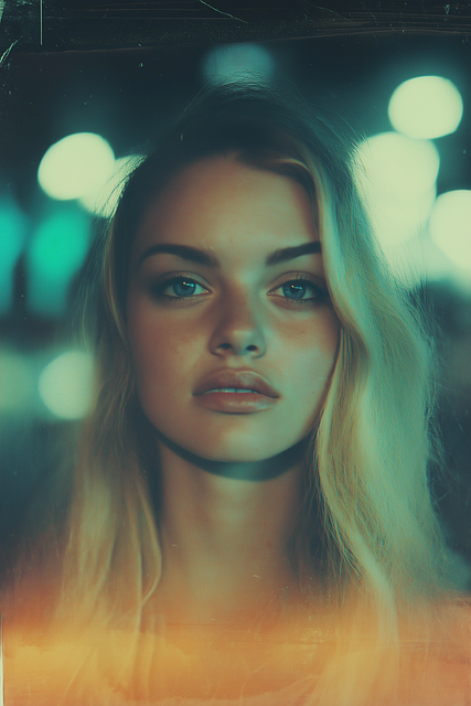 Free beautiful analog bokeh illustration