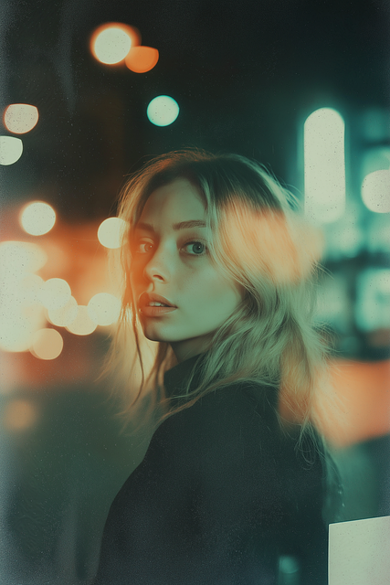 Free beautiful analog bokeh illustration